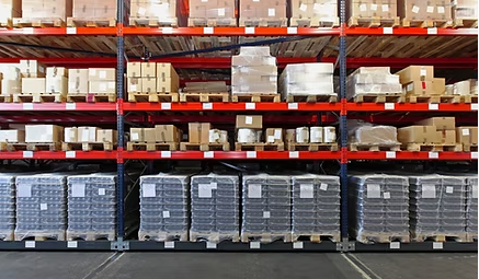 Distribution planning board with boxes staged for regional rollout